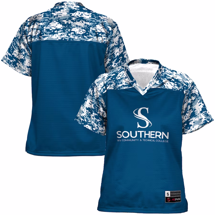 Southern West Virginia Community and Technical College GameDay Greats Women's Football Jersey - Blue - Jersey