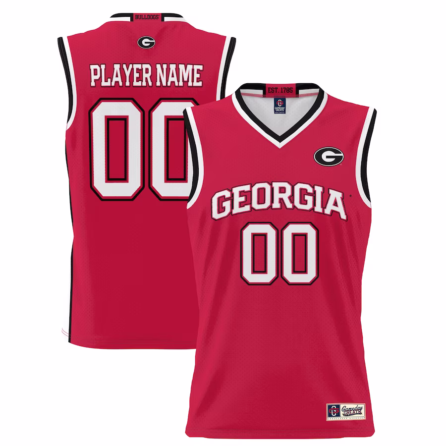 Georgia Bulldogs GameDay Greats Youth NIL Pick-A-Player Lightweight Basketball Jersey - Red - Jersey
