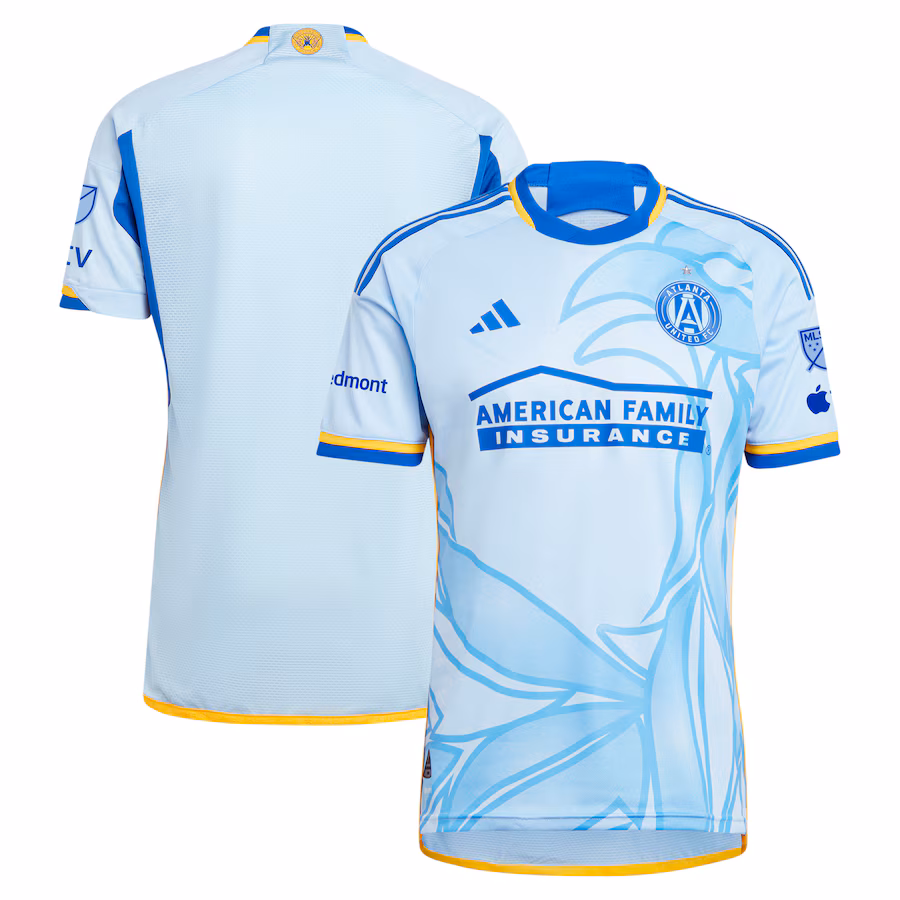 Men's Atlanta United FC  adidas Light Blue 2024 The Resurgens Kit Authentic Jersey - Jersey