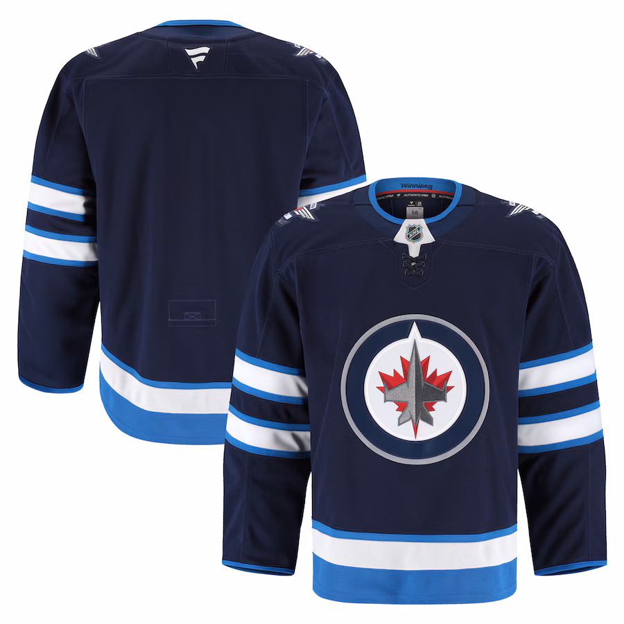 Men's Winnipeg Jets Fanatics Navy Home Authentic Pro Jersey - Jersey