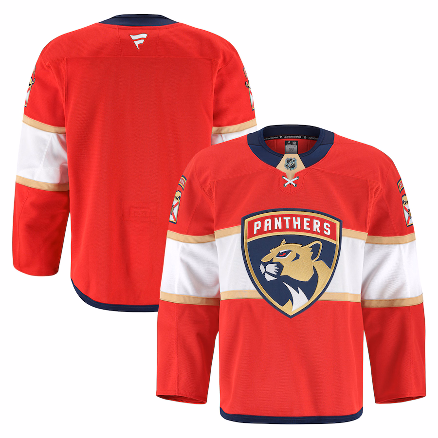 Men's Florida Panthers Fanatics Red Home Authentic Pro Jersey - Jersey