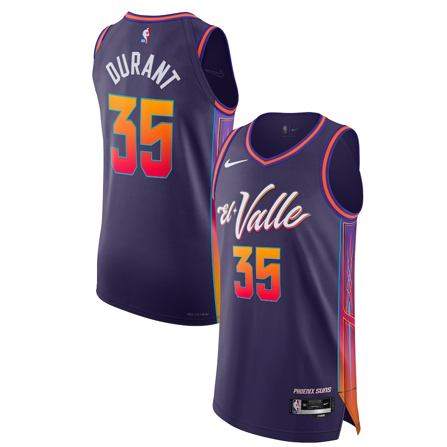 Men's Phoenix Suns Kevin Durant Nike Purple  Authentic Jersey - City Edition - Jersey