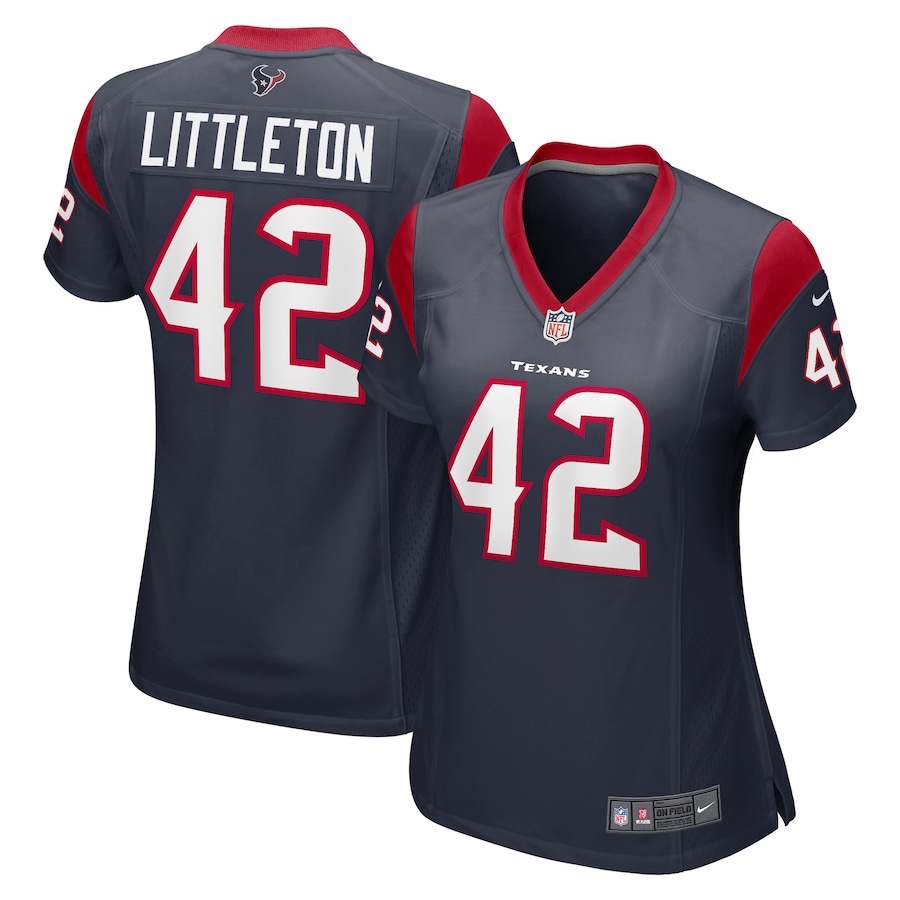 Women's Houston Texans Cory Littleton Nike Navy Nike Women's Team Color Jersey - Jersey