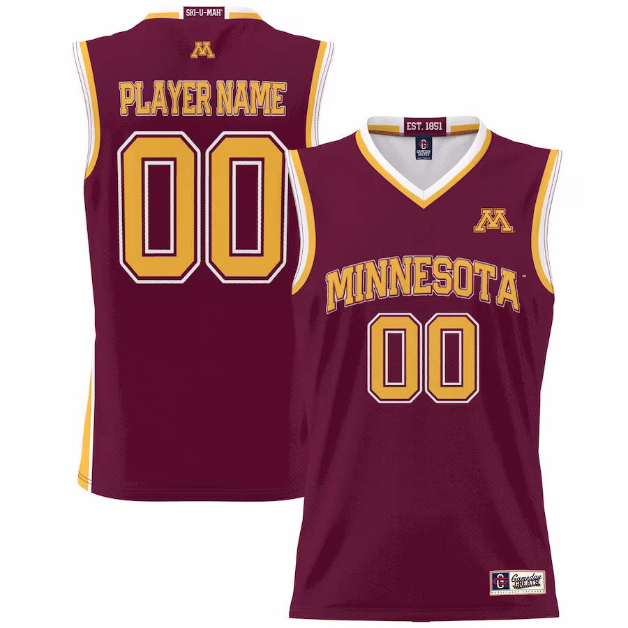 Minnesota Golden Gophers GameDay Greats Men's NIL Pick-A-Player Lightweight Basketball Jersey - Maroon - Jersey
