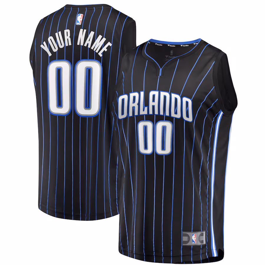 Youth Orlando Magic Fanatics Black Fast Break Replica Custom Jersey - Icon Edition - Jersey