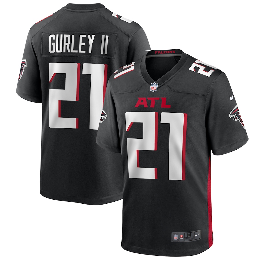 Men's Atlanta Falcons Todd Gurley II Nike Black Game Player Jersey - Jersey