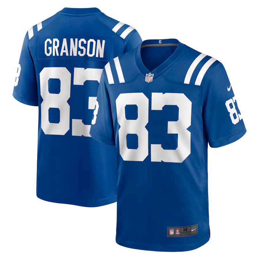 Men's Indianapolis Colts Kylen Granson Nike Royal Game Jersey - Jersey