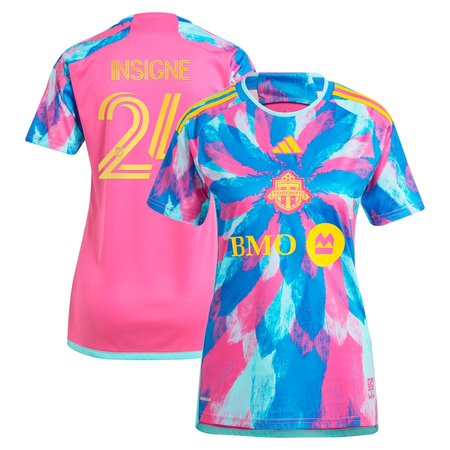 Women's Toronto FC Lorenzo Insigne adidas Pink 2023 The Energy Kit Replica Player Jersey - Jersey