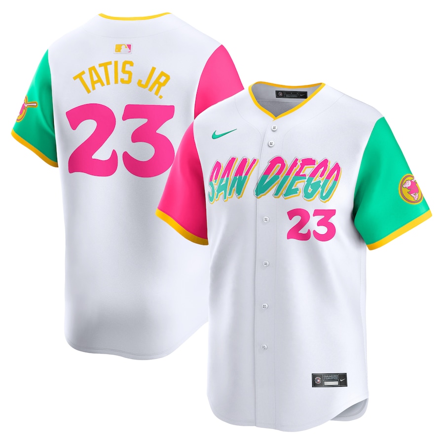 Men's San Diego Padres Fernando Tatis Jr. Nike White City Connect Limited Player Jersey - Jersey