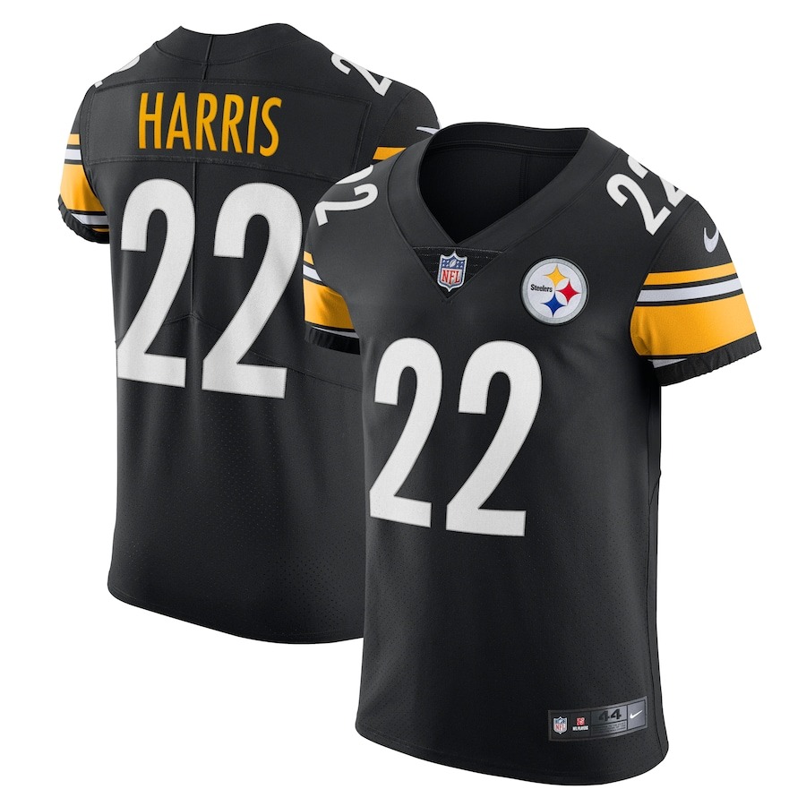 Men's Pittsburgh Steelers Najee Harris Nike Black Vapor Elite Jersey - Jersey