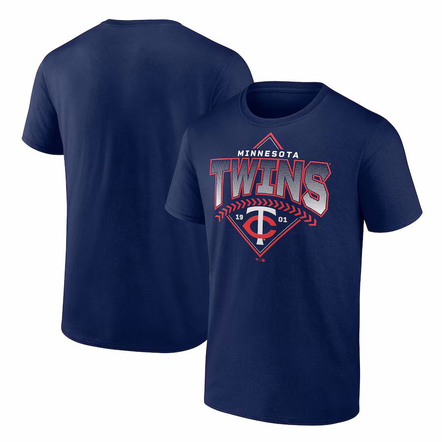 Men's Minnesota Twins Fanatics Navy Ahead In The Count T-Shirt - Jersey