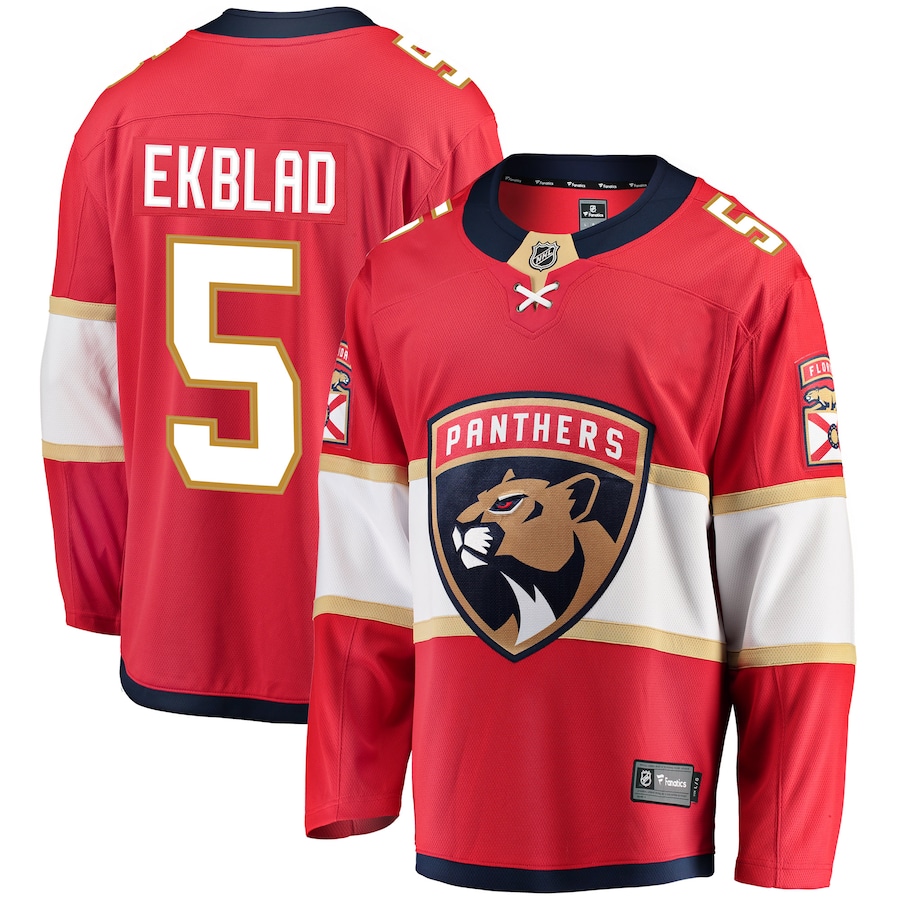 Men's Florida Panthers Aaron Ekblad Fanatics Branded Red Breakaway Player Jersey - Jersey