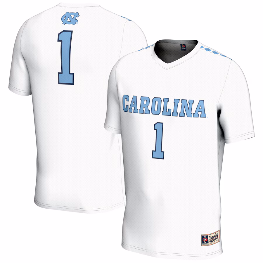 Unisex GameDay Greats #1 White North Carolina Tar Heels Lightweight Women's Lacrosse Jersey - Jersey