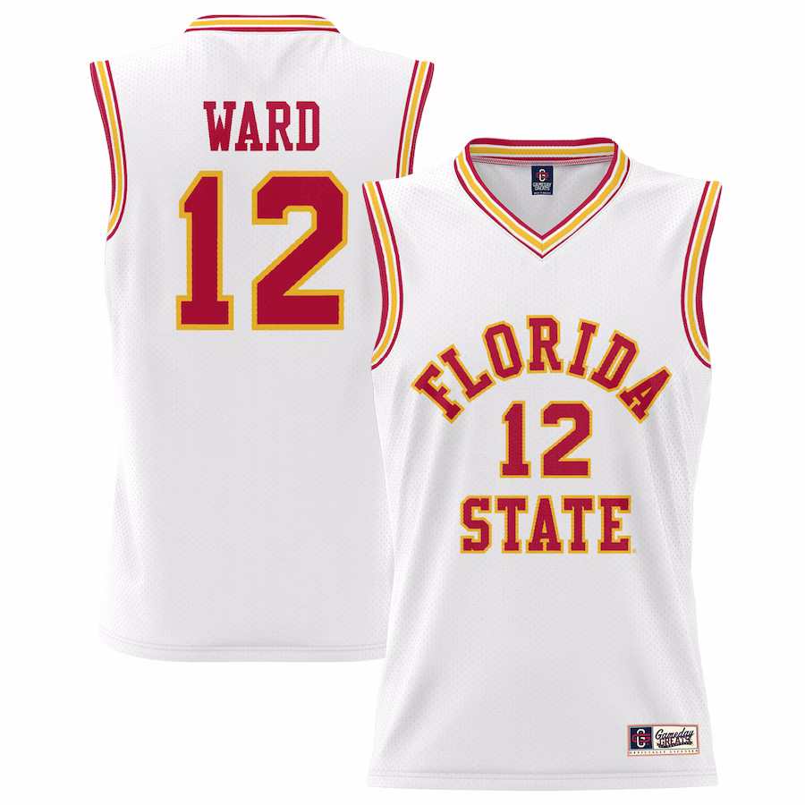 Charlie Ward Florida State Seminoles GameDay Greats Youth Basketball Jersey Lightweight - White - Jersey