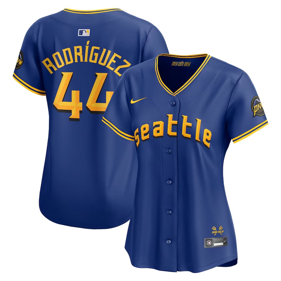 Women's Seattle Mariners Julio Rodriguez Nike Royal City Connect Limited Jersey - Jersey