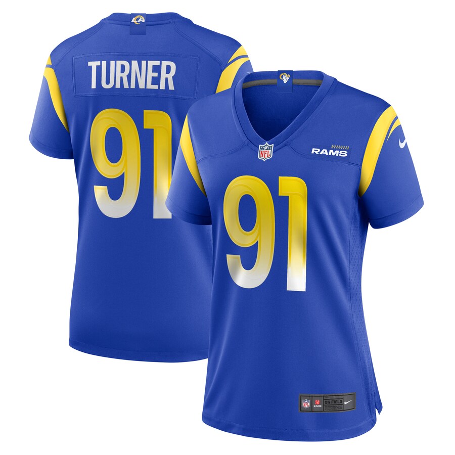 Women's Los Angeles Rams Kobie Turner Nike Royal Home Game Jersey - Jersey
