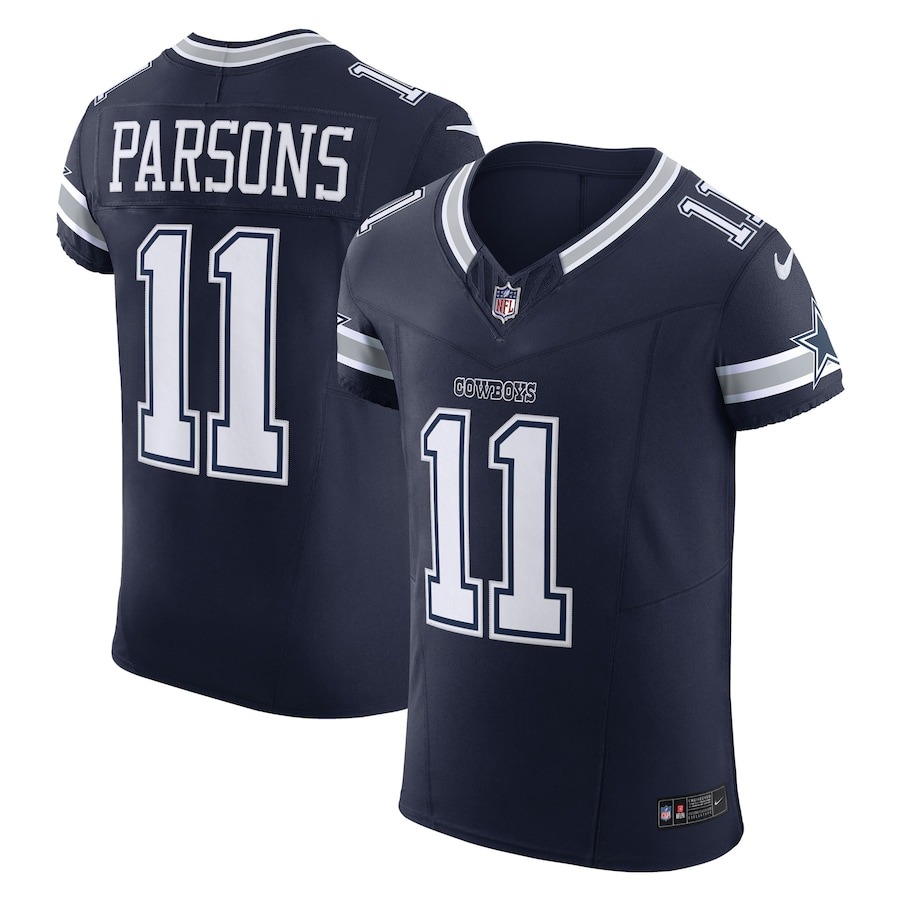 Men's Dallas Cowboys Micah Parsons Nike Navy Vapor F.U.S.E. Elite Jersey - Jersey