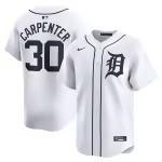 Men's Detroit Tigers Kerry Carpenter Nike White Home Limited Player Jersey - Jersey