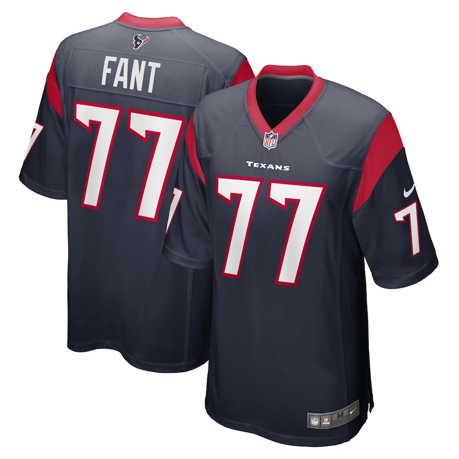 Men's Houston Texans George Fant Nike Navy Game Jersey - Jersey