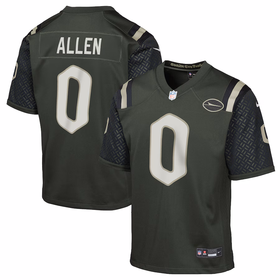 Youth New York Jets Braelon Allen Nike Gotham Green 2025 Rivalries Collection Game Jersey - Jersey