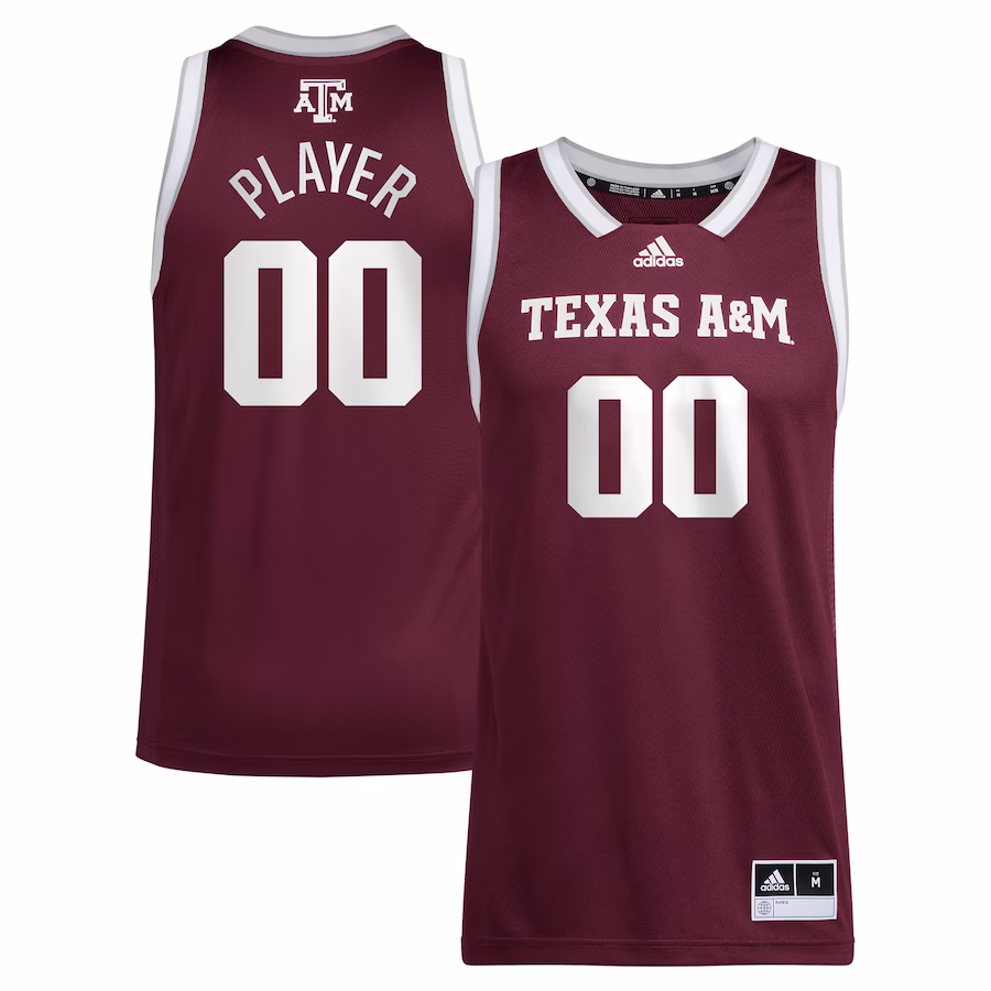 Texas A&M Aggies adidas Unisex Pick-A-Player NIL Women's Basketball Jersey - Maroon - Jersey