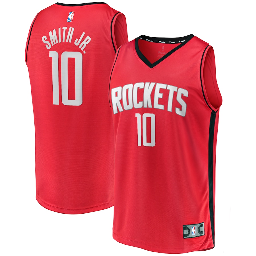 Men's Houston Rockets Jabari Smith Jr. Fanatics Red Fast Break Replica Player Jersey - Icon Edition - Jersey