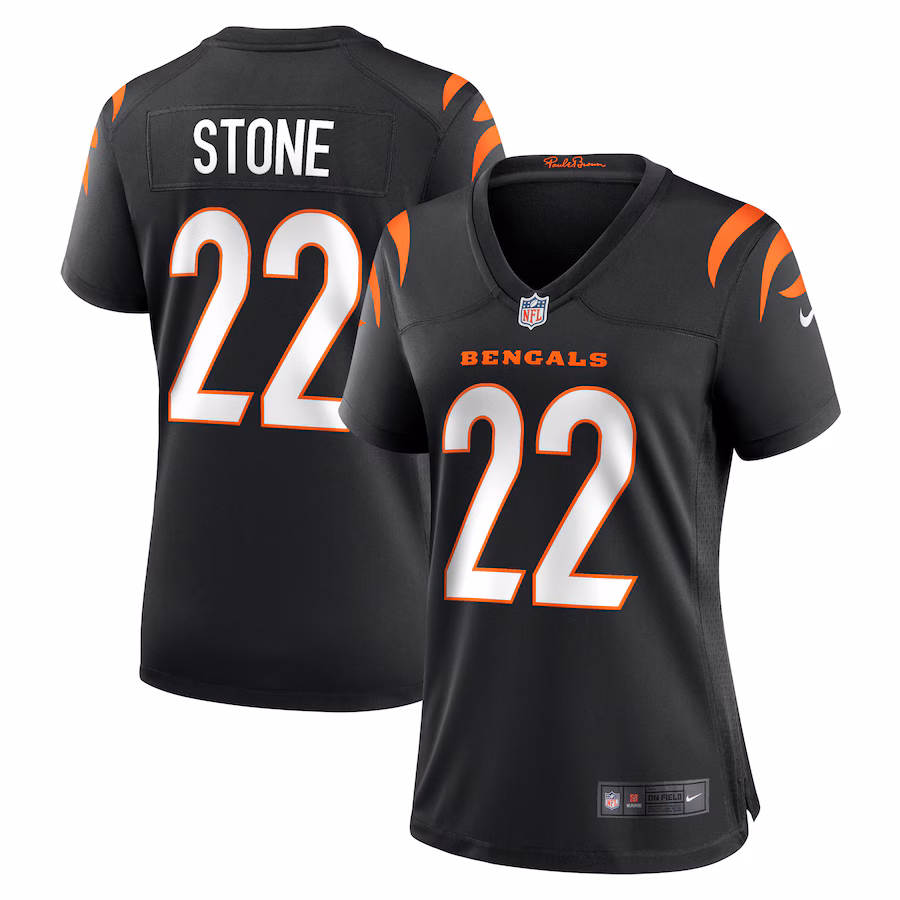 Women's Cincinnati Bengals Geno Stone Nike  Black Game Jersey - Jersey