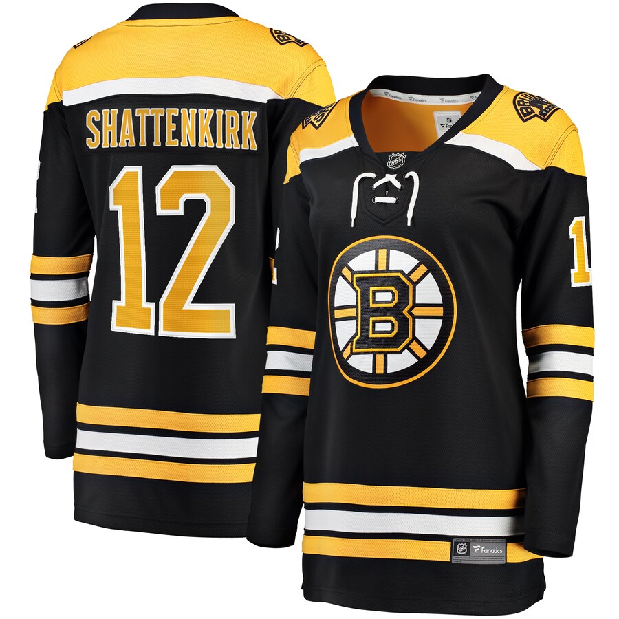 Women's Boston Bruins Kevin Shattenkirk Fanatics Branded Black Home Breakaway Player Jersey - Jersey