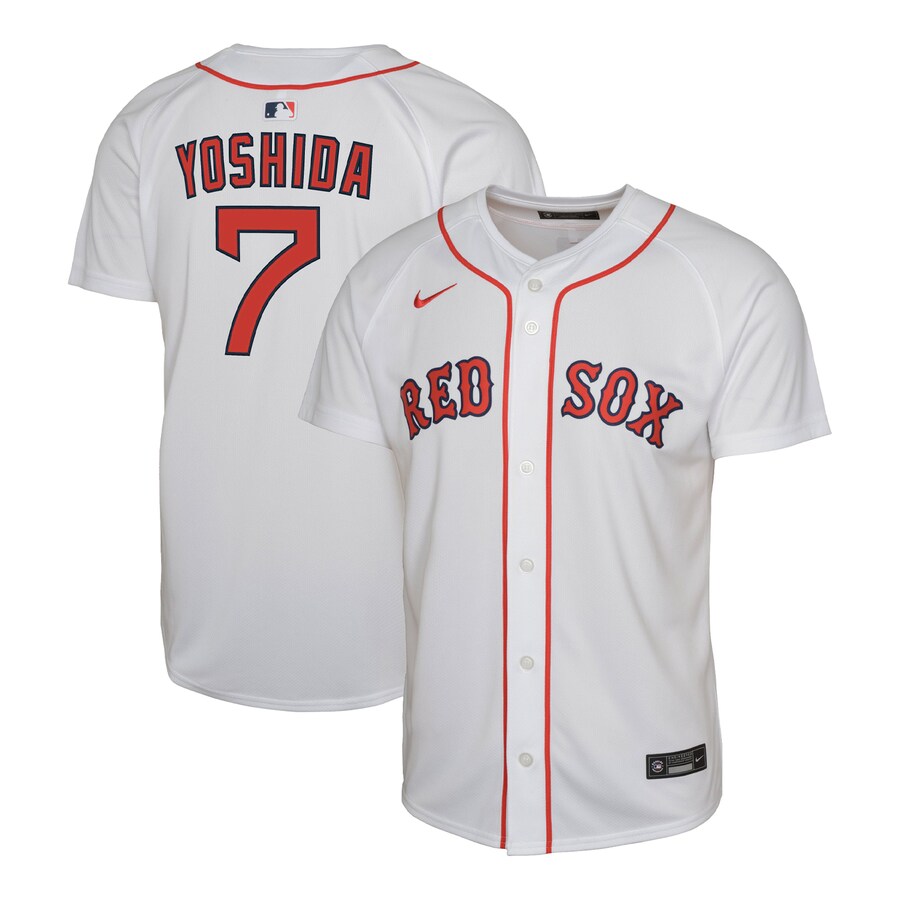 Youth Boston Red Sox Masataka Yoshida Nike White Home Replica Player Jersey - Jersey
