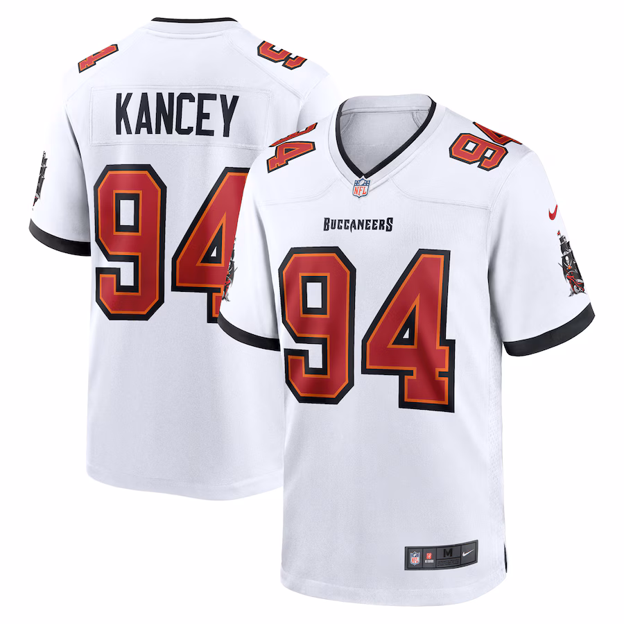 Men's Tampa Bay Buccaneers Calijah Kancey Nike  White  Game Jersey - Jersey