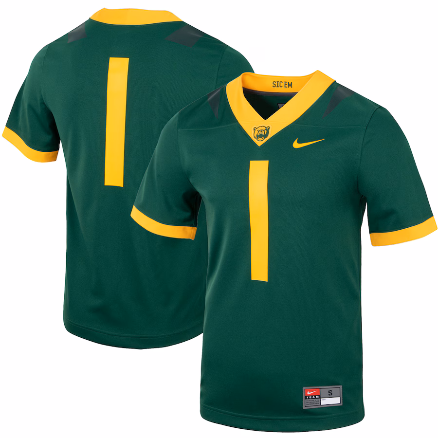 #1 Baylor Bears Nike Untouchable Football Jersey - Green - Jersey