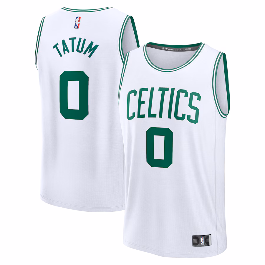 Youth Boston Celtics Jayson Tatum Fanatics White Fast Break Replica Player Jersey - Association Edition - Jersey