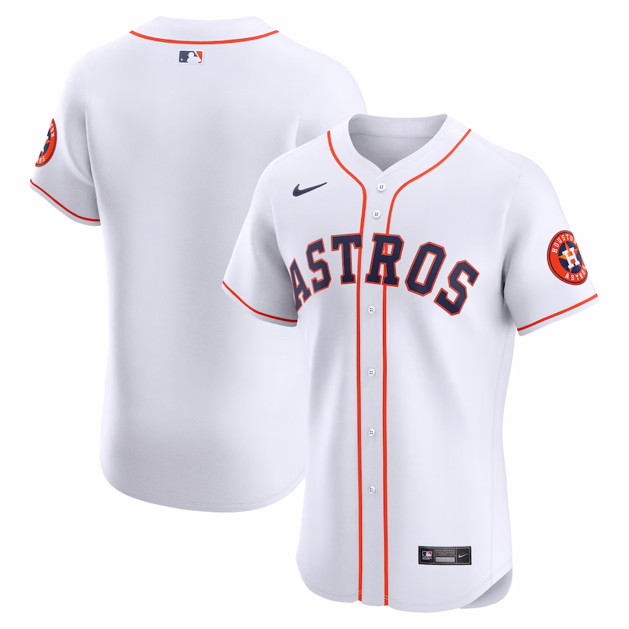 Men's Houston Astros Nike White Home Elite Jersey - Jersey