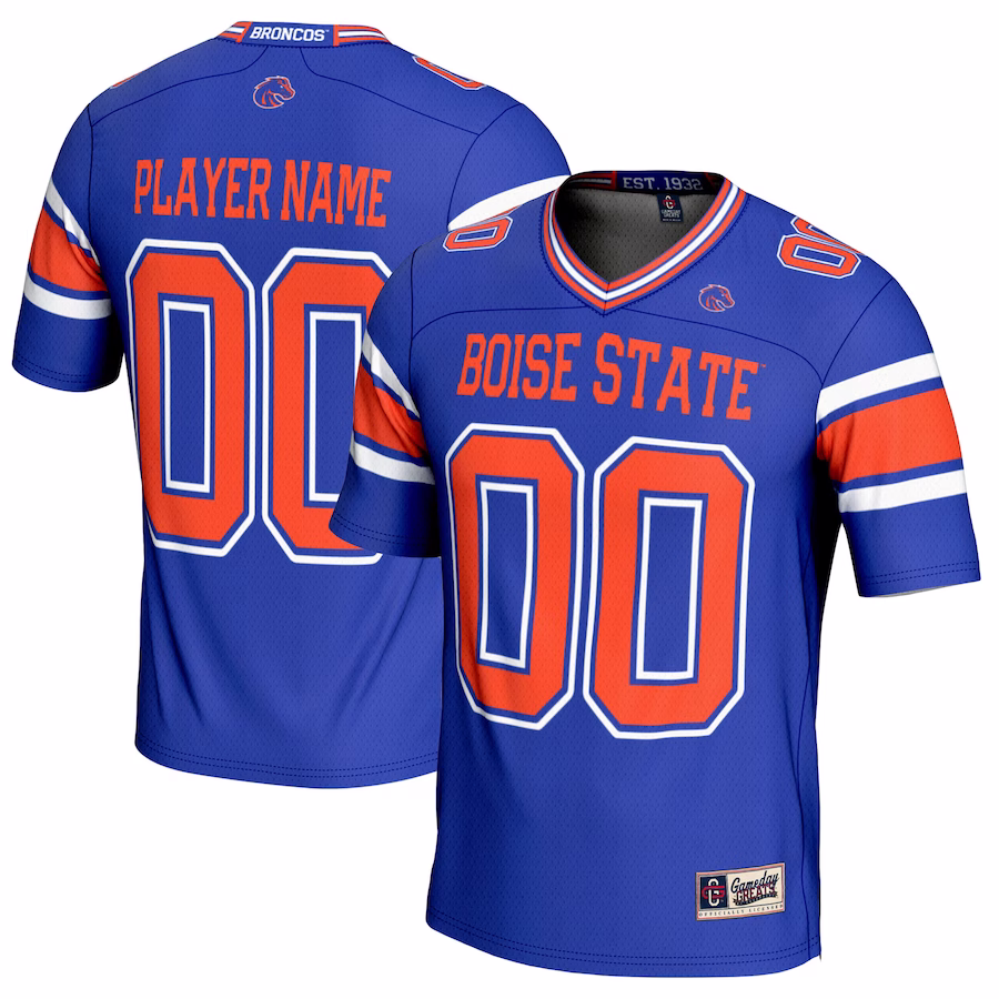 Boise State Broncos GameDay Greats Youth  NIL Pick-A-Player Football Jersey – Royal - Jersey
