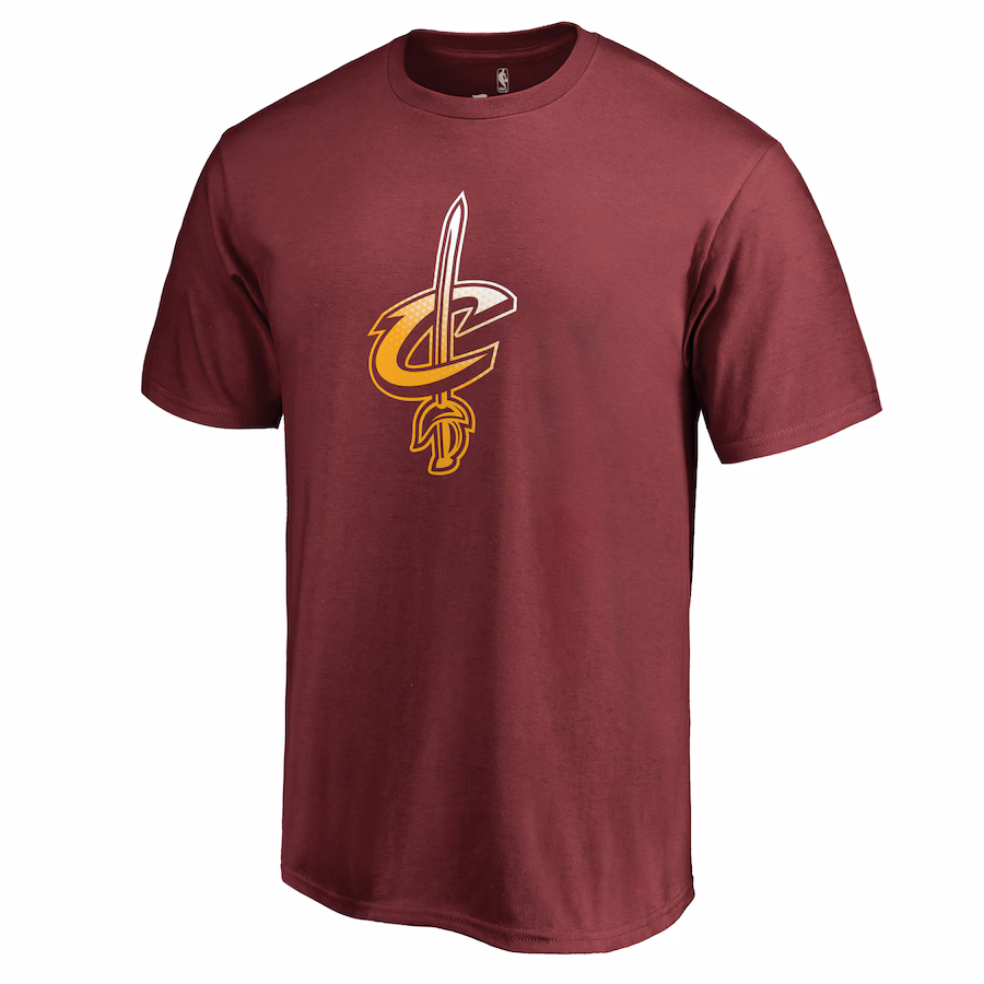 Men's Cleveland Cavaliers Maroon Gradient Logo T-Shirt - Jersey