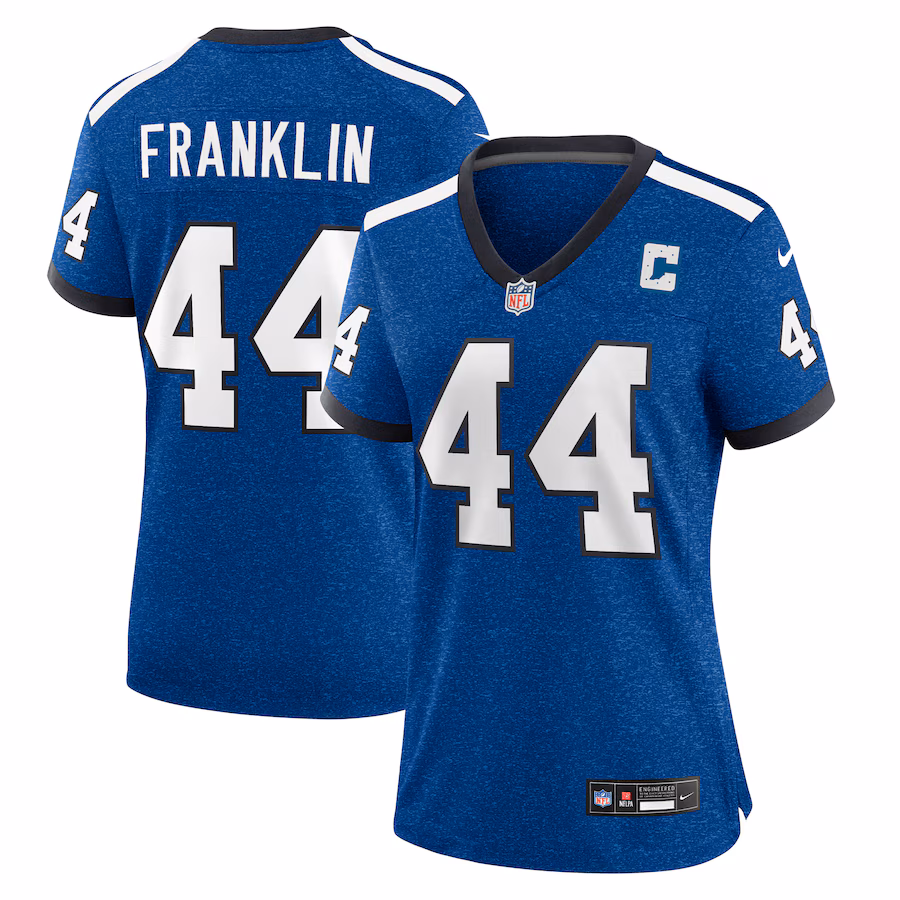 Women's Indianapolis Colts Zaire Franklin Nike Royal Indiana Nights Alternate Game Jersey - Jersey
