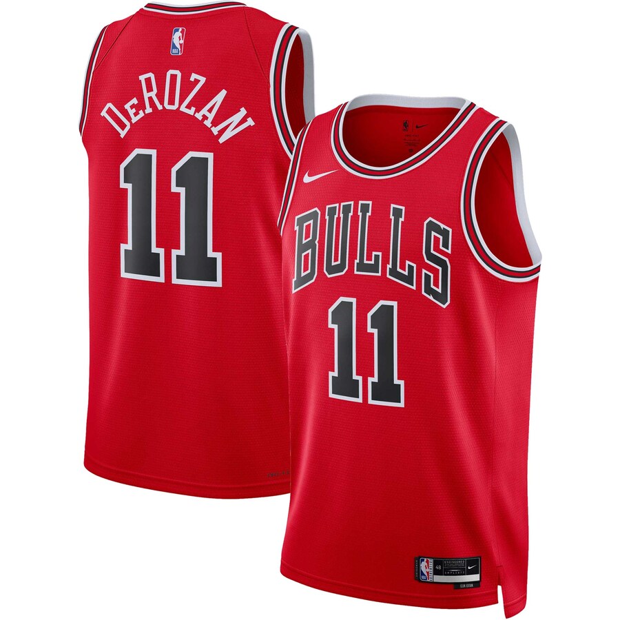 Unisex Chicago Bulls DeMar DeRozan Nike Red Swingman Jersey - Icon Edition - Jersey