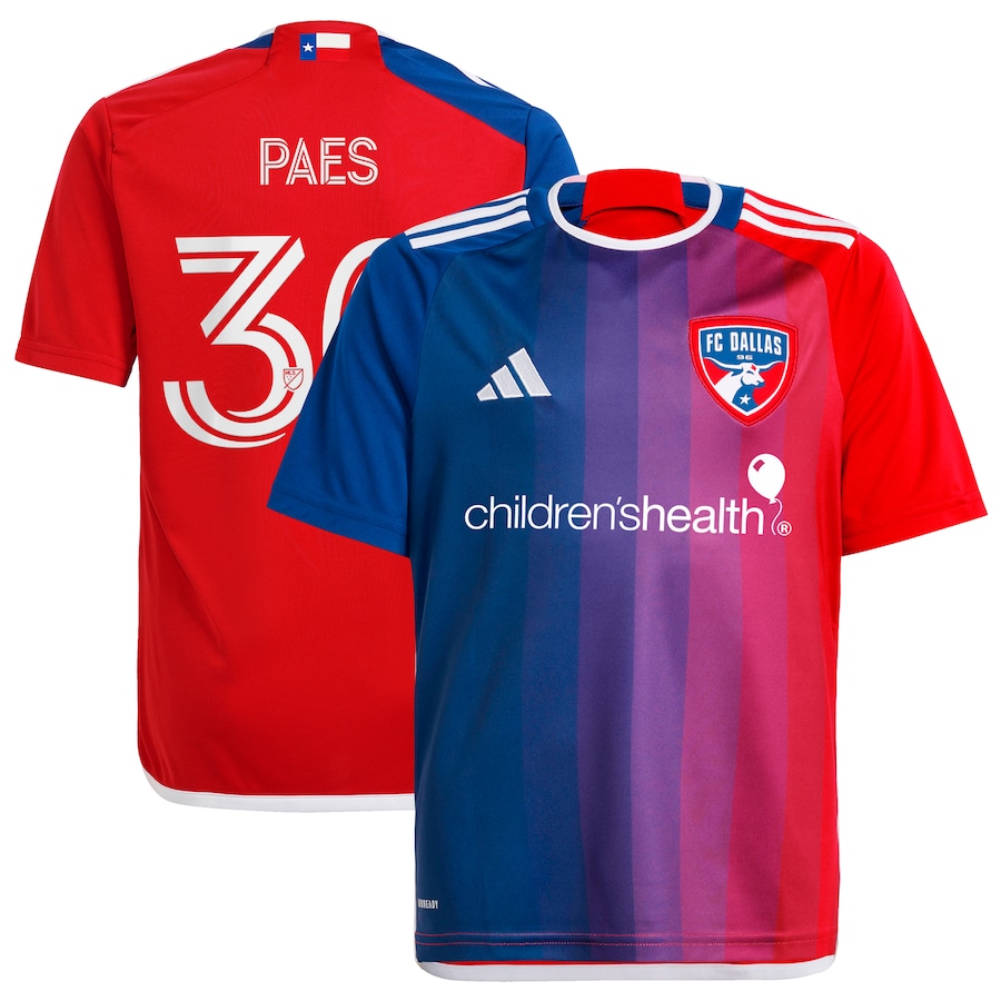 Youth FC Dallas Maarten Paes adidas Navy 2024 After Burner Replica Player Jersey - Jersey