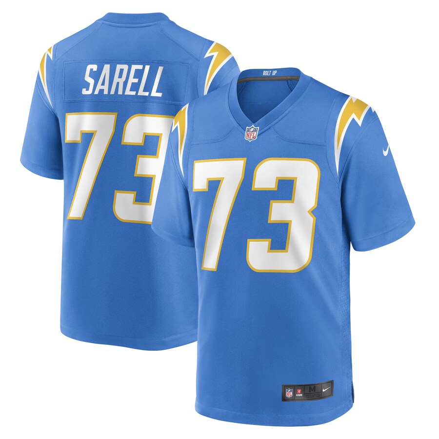 Men's Los Angeles Chargers Foster Sarell Nike Powder Blue Game Player Jersey - Jersey