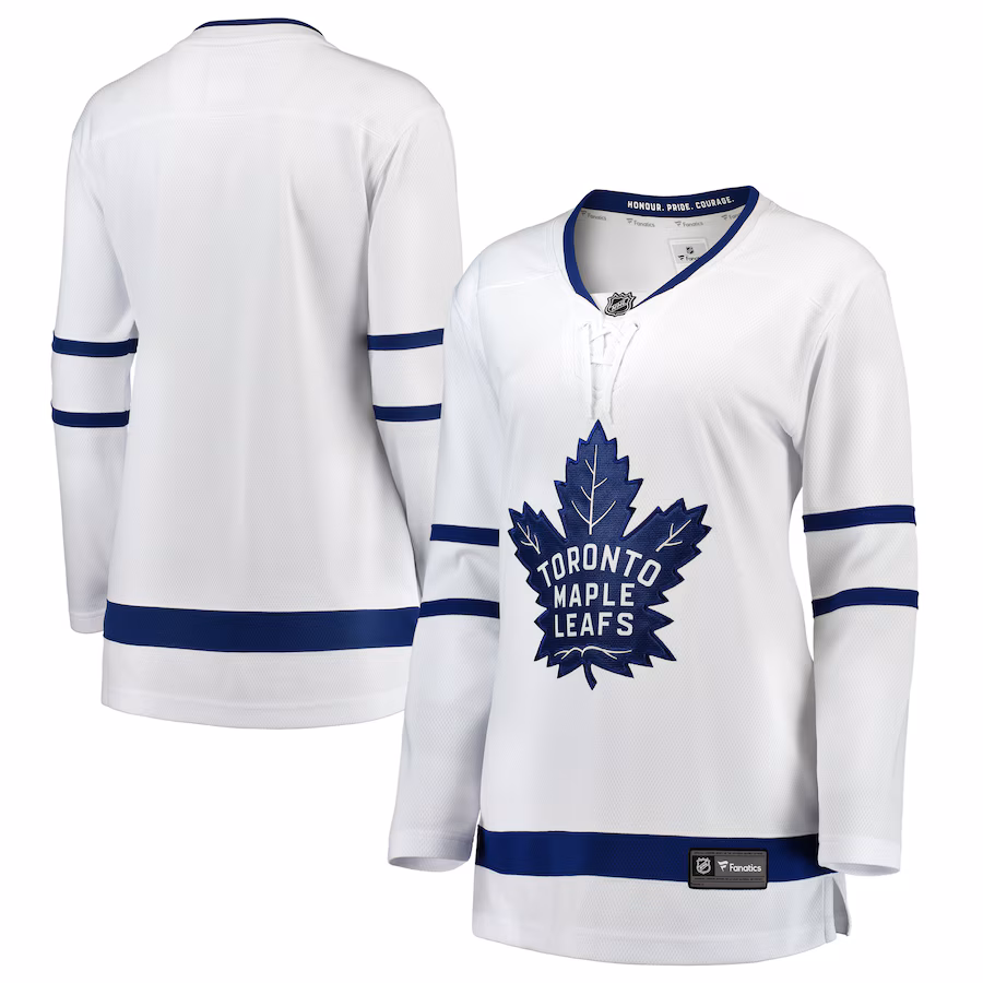 Women's Toronto Maple Leafs Fanatics White Away Breakaway Jersey - Jersey