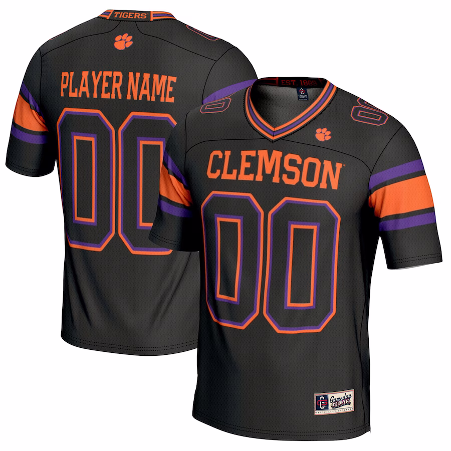 Clemson Tigers GameDay Greats NIL Pick-A-Player Football Jersey - Black - Jersey