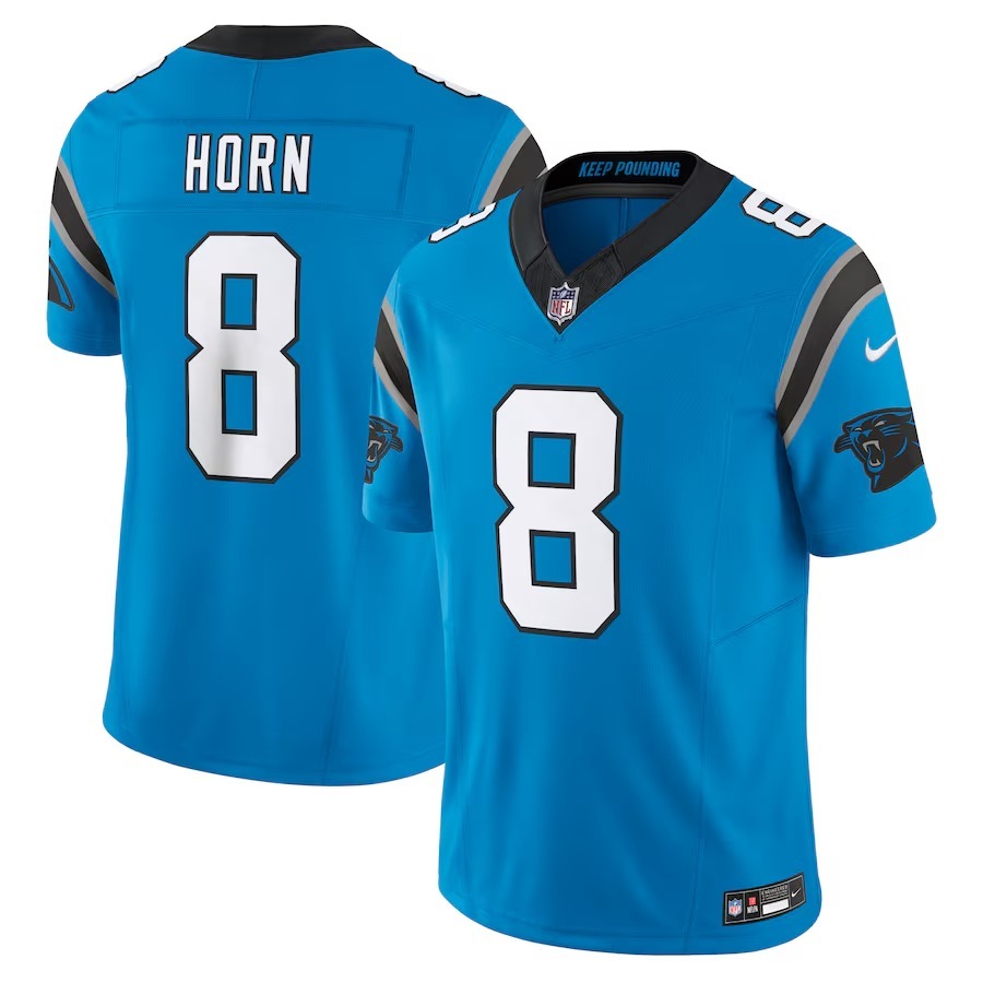 Men's Carolina Panthers Jaycee Horn Nike Blue Vapor F.U.S.E. Limited Jersey - Jersey