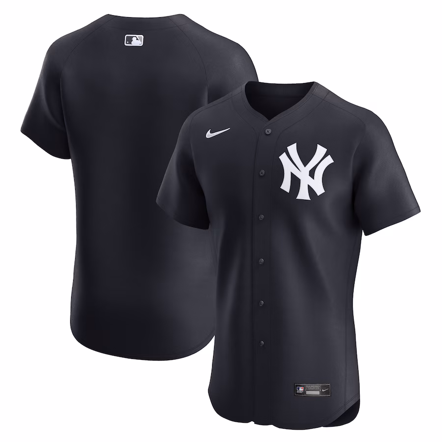Men's New York Yankees Nike Black Alternate Elite Jersey - Jersey