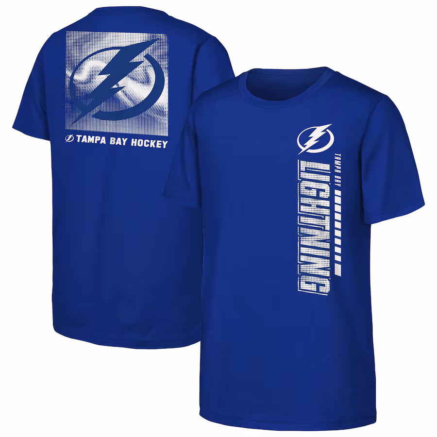 Youth Tampa Bay Lightning Blue Atmosphere T-Shirt - Jersey