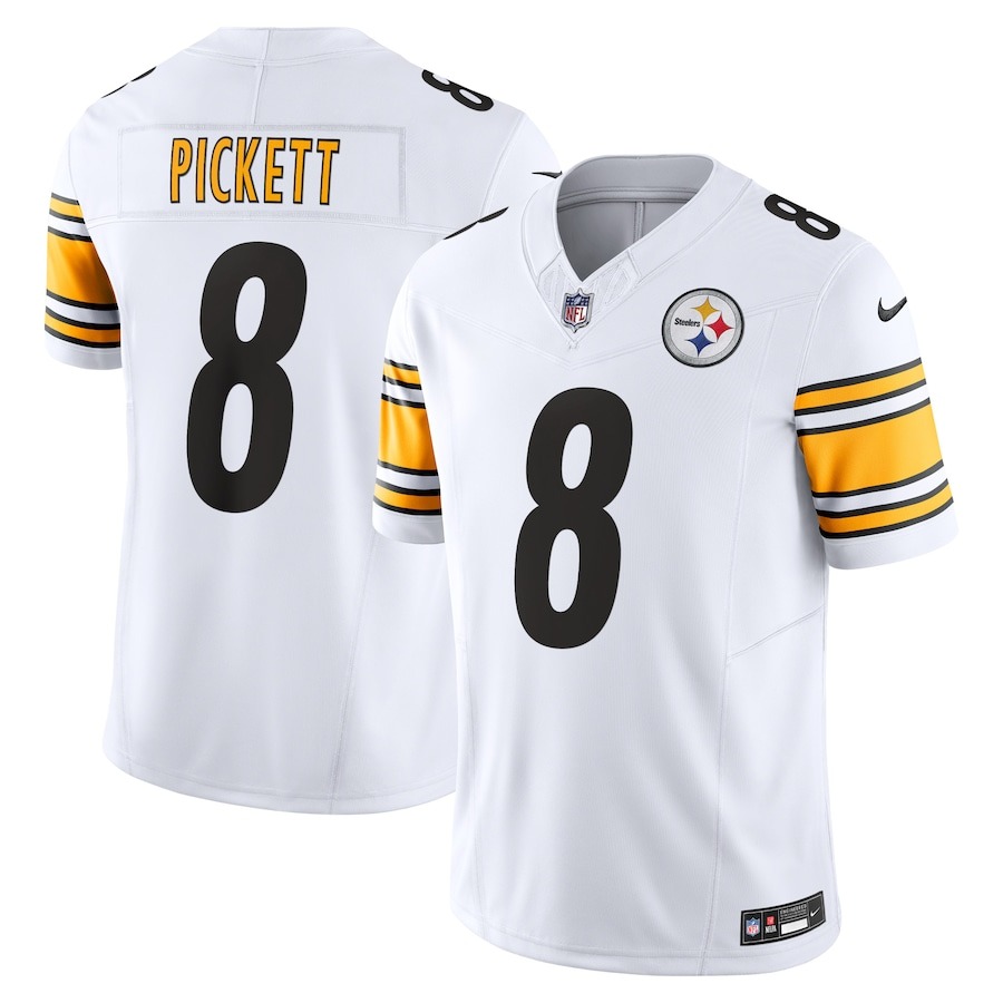 Men's Pittsburgh Steelers Kenny Pickett Nike White Vapor F.U.S.E. Limited Jersey - Jersey