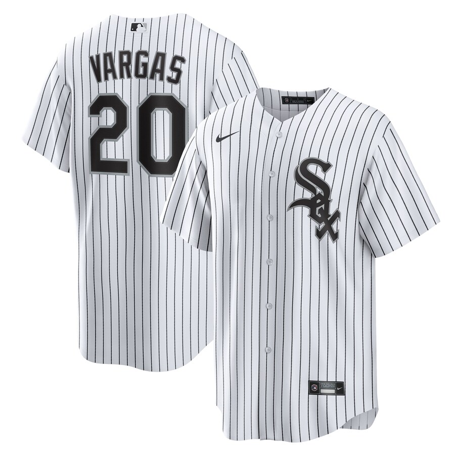 Men's Chicago White Sox Miguel Vargas Nike White Home Replica Jersey - Jersey