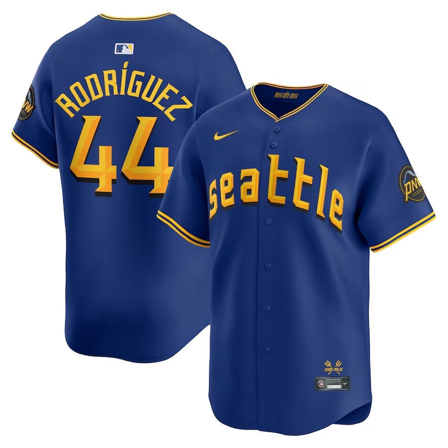 Men's Seattle Mariners Julio Rodríguez Nike Royal City Connect Limited Player Jersey - Jersey