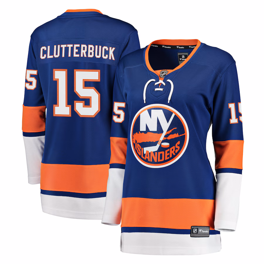 Women's New York Islanders Cal Clutterbuck Fanatics Royal Breakaway Player Jersey - Jersey