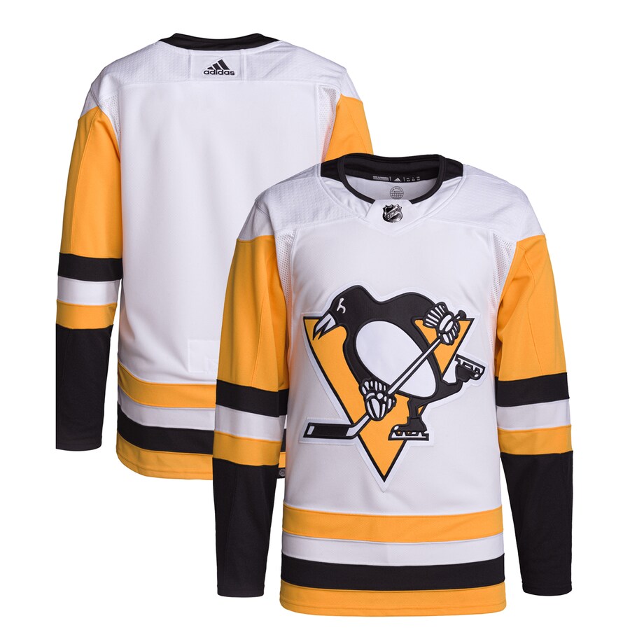 Men's Pittsburgh Penguins  adidas White Away Primegreen Authentic Pro Jersey - Jersey