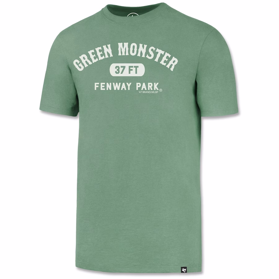 Men's Boston Red Sox '47 Green Fenway Park Green Monster 37 Feet T-Shirt - Jersey